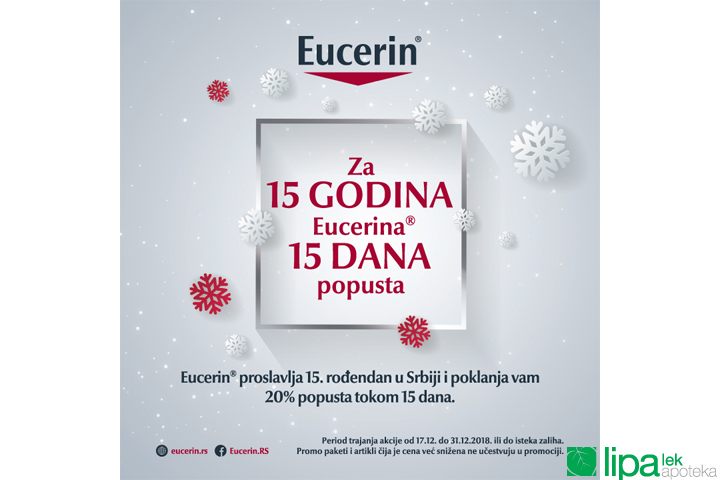 EUCERIN® 20 % POPUSTA